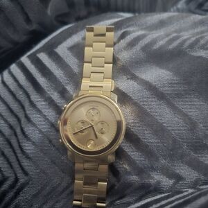 Movado Gold Tone Men’s Chronograph Bracelet Watch